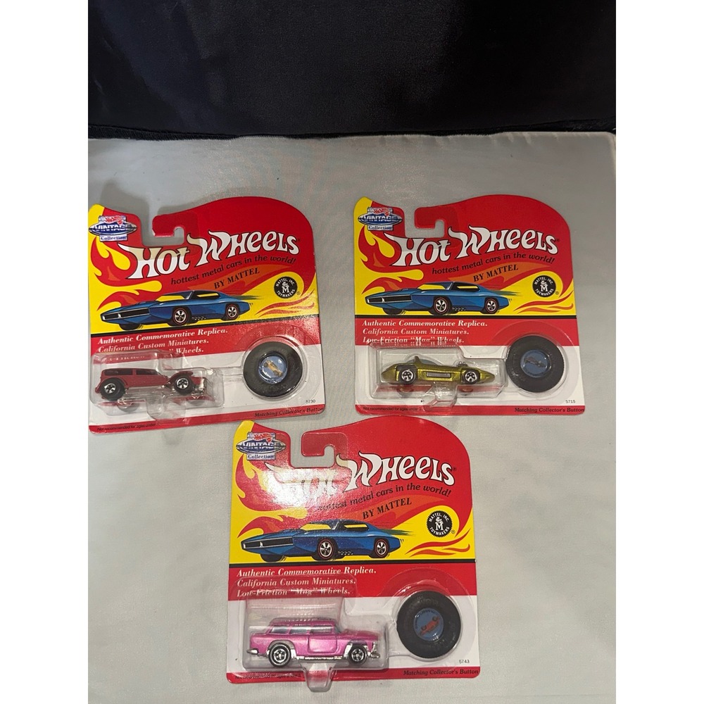 Hot Wheels Vintage Collection 3‎ Car Lot Nomad Demon Splittin Image Mattel 1993